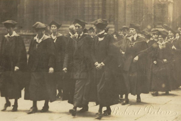 Degree students in 1920 - H Deneke memoir